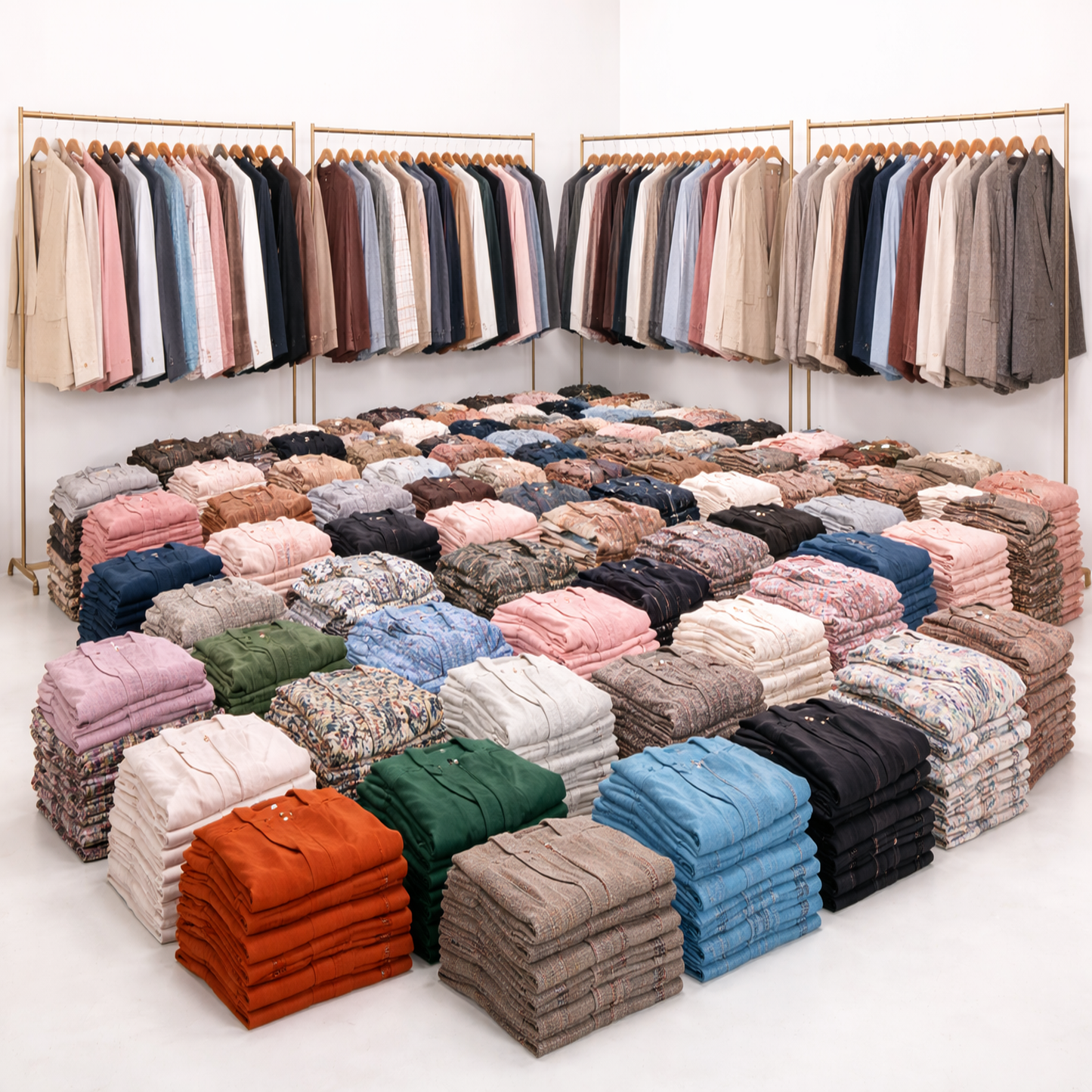 500 Piece Women’s Blazers & Jackets Wholesale Lot – High Volume Reseller Inventory