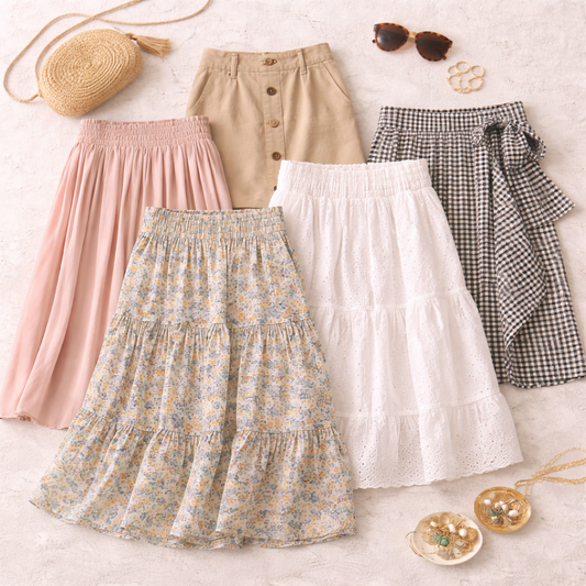 5 Piece Women's Skirts - Reseller Ready Bundle