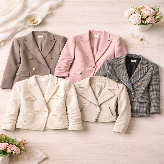 5 Piece Women’s Blazer & Jacket Reseller Bundle