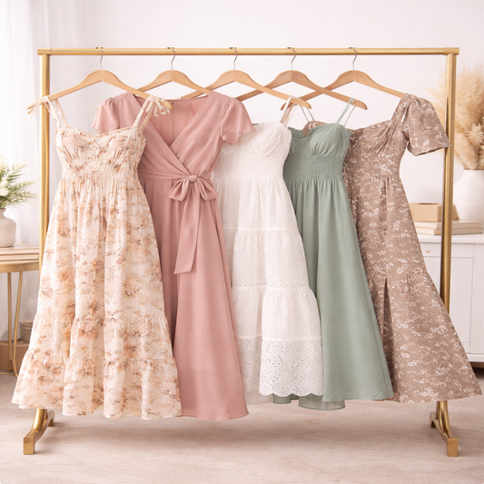 5 Piece Women's Dress Wholesale Bundle